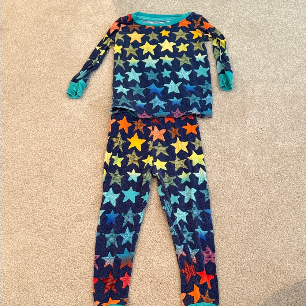 Little Sleepies Multicolor Star Pajama Set